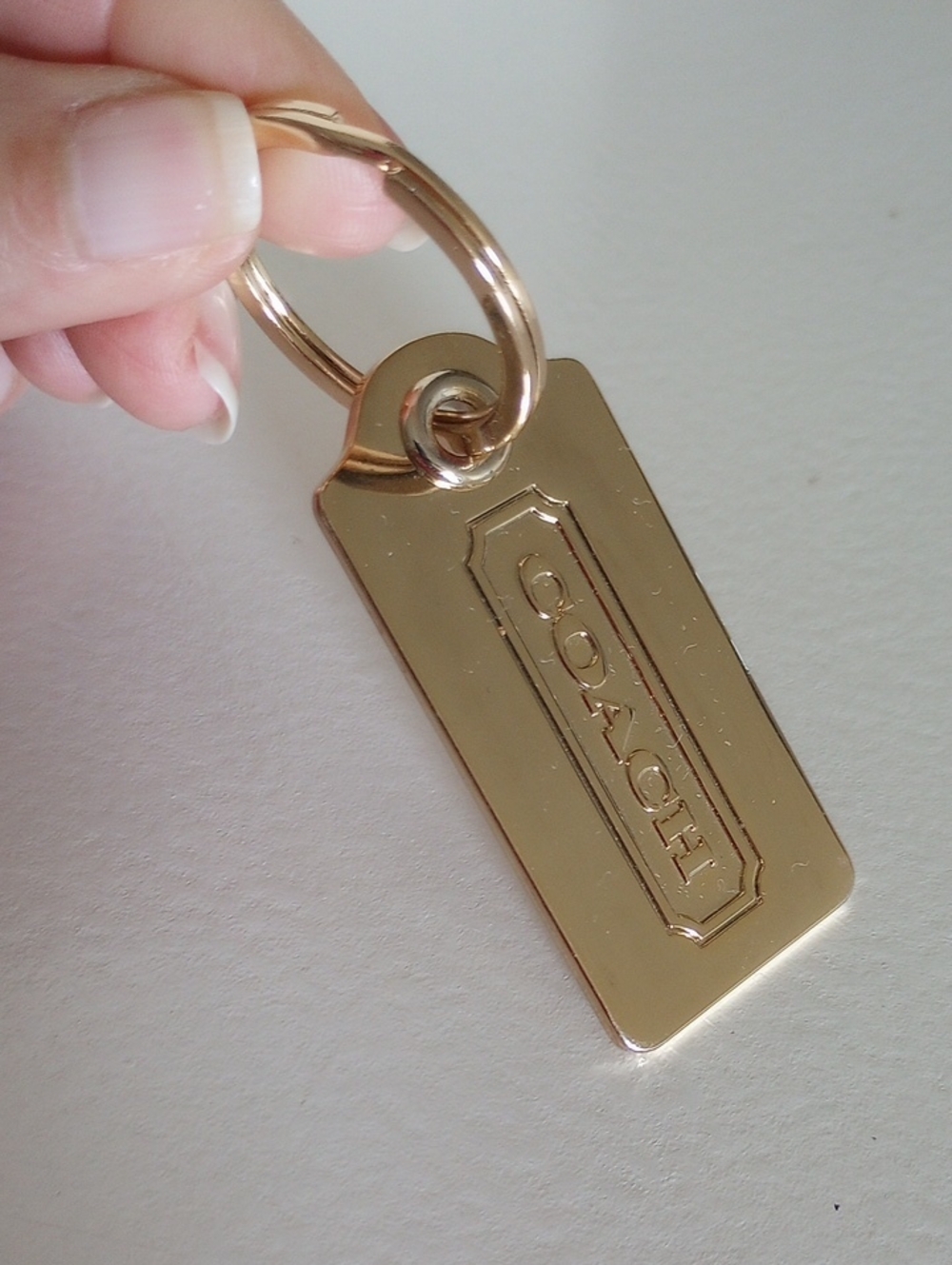 Coach 1941 Metal Gold Tone Hang Tag